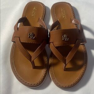 Ralph Lauren Brown Sandals